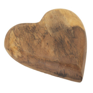 Decorazione Hak In Teak Ric. Cm16x14x4,5 (pezzi Unici - Non Ripiani In Serie)
