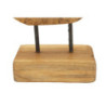 Scultura Hasi In Teak Riciclato cm 28x10x38 (pezzi Unici - Non Ripiani In Serie)