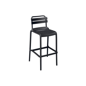 Sgabello Monza Polipropilene Antracite Dogata Moia