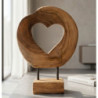 Scultura Hasi In Teak Ric. cm 20x10x28 (pezzi Unici - Non Ripiani In Serie)