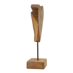 Zoom Scultura Cuore In Teak Ric. cm 15x10x35 (pezzi Unici - Non Ripiani In Serie)