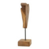 Scultura Cuore In Teak Ric. cm 15x10x35 (pezzi Unici - Non Ripiani In Serie)
