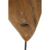 Scultura Dobu In Teak Riciclato cm 25x12x45 (pezzi Unici - Non Ripiani In Serie)