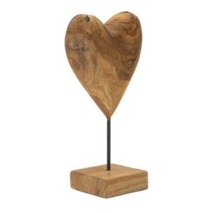 Zoom Scultura Dobu In Teak Riciclato cm 20x12x37 (pezzi Unici - Non Ripiani In Serie)