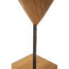 Scultura Dobu In Teak Riciclato cm 20x12x37 (pezzi Unici - Non Ripiani In Serie)