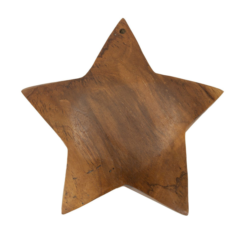 Decorazione Bintang Da App.in Teak Ric. Cmø19x5 Min2(pezzi Unici-non Ripiani In Ser