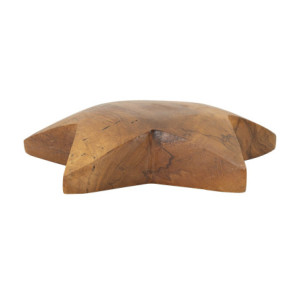 Zoom Decorazione Bintang Da App.in Teak Ric. Cmø19x5 Min2(pezzi Unici-non Ripiani In Ser