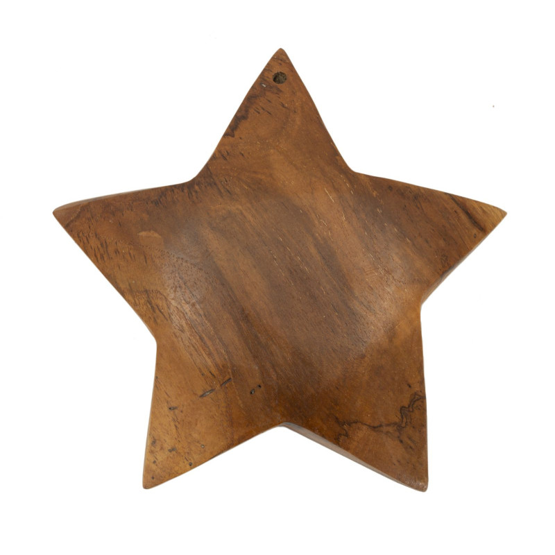 Decorazione Bintang Da App.in Teak Ric. Cmø19x5 Min2(pezzi Unici-non Ripiani In Ser
