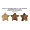 Decorazione Bintang Da App.in Teak Ric. Cmø19x5 Min2(pezzi Unici-non Ripiani In Ser