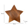 Decorazione Bintang Da App.in Teak Ric. Cmø19x5 Min2(pezzi Unici-non Ripiani In Ser
