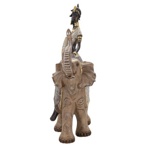 Zoom Masai Tribal Con Elefante cm 22,5x12x32,5