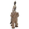 Masai Tribal Con Elefante cm 22,5x12x32,5