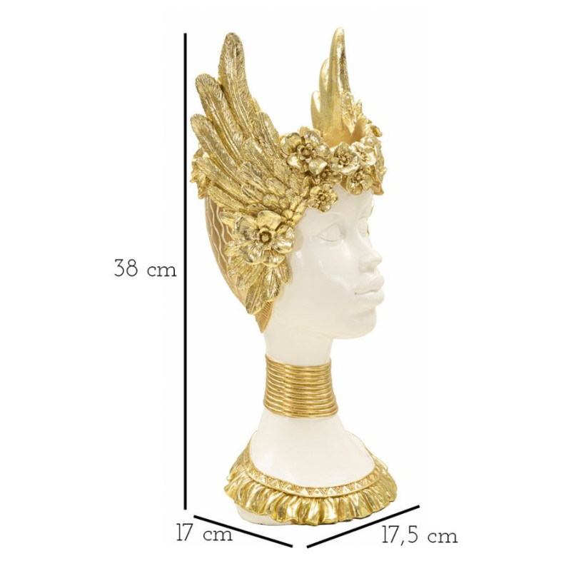 Scultura Athena cm 17,5x17x38