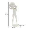 Statuetta Atlas cm 18x12,5x50
