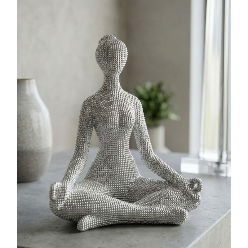 Donnina Yoga Silver cm 20,5x15,5x23