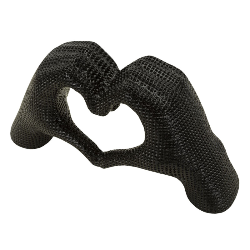 Scultura Lover Black cm 25x7,5x13,5