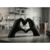 Scultura Lover Black cm 25x7,5x13,5