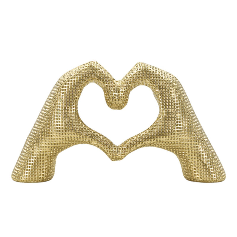 Scultura Lover Gold cm 25x7,5x13,5