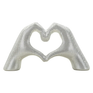 Scultura Lover Silver cm 25x7,5x13,5