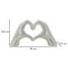 Scultura Lover Silver cm 25x7,5x13,5