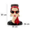 Vaso Donna Hollywood -b- cm 21x16x27