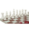 Set Scacchiera Rossa/bianca cm 61x61x14