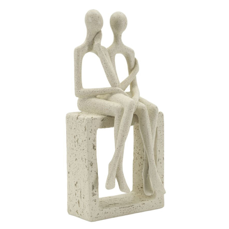 Statuetta Coppia Stons cm 11,5x9x25
