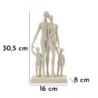 Statuetta Family Stons cm 16x8x30,5