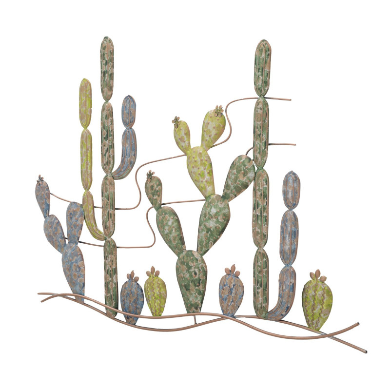 Pannello In Ferro Cactus -b- cm 90x2,5x64