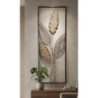 Pannello In Ferro E Legno Foglie -a- cm 30,5x1,90x91