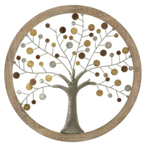 Pannello Da Muro Albero Della Vita Mirror cm ø 61x1,8
