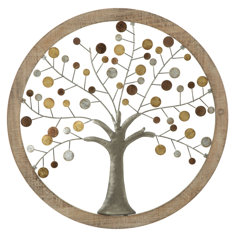 Pannello Da Muro Albero Della Vita Mirror cm ø 61x1,8
