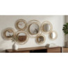 Pannello/specchio Gold Round cm 124,5x4x53,5