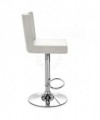Sgabello in pelle sintetica Confort - set da 2 bianco