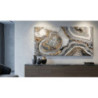 Dipinto Su Tela Cave cm 120x3,8x60