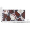 Dipinto Su Tela White/red Flower Darkback cm 120x3,7x60