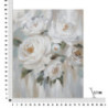 Dipinto Su Tela Crem Flower cm 80x3,7x100