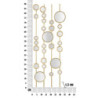 Pannello Da Muro Small Mirrors cm 35,5x1,5x90