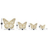 Farfalle Da Muro Set 4 Pz cm 35x2x29-25x2x19-20,5x2x16-16x2x12