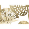 Pannello In Ferro Gold Flowers cm 50x5x50