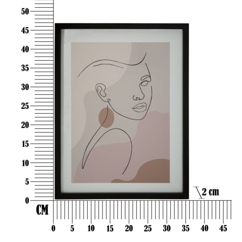 Stampa Con Cornice Face -c- cm 35x2x47