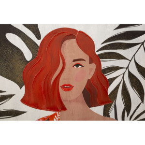 Zoom Stampa Dipinto Lady Jungle -a- 80x2,8x120