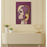 Stampa Dipinta Faces New -a- cm 60x3x90