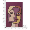 Stampa Dipinta Faces New -a- cm 60x3x90