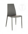 Sedia Lion in pelle ecologica - set da 4 grigio