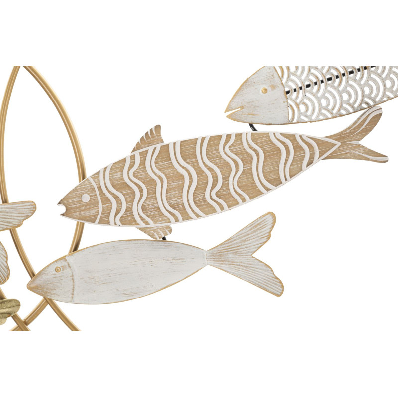 Pannello In Ferro Fishy Move cm 142,9x5x61,6