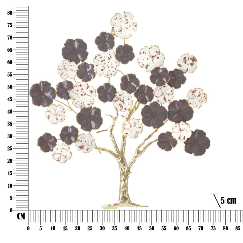 Pannello In Ferro Albero Purpy cm 73,7x5x80