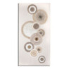 Dipinto Su Tela Circly Con Inserti -a- cm 50x3,2x100
