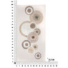 Dipinto Su Tela Circly Con Inserti -a- cm 50x3,2x100