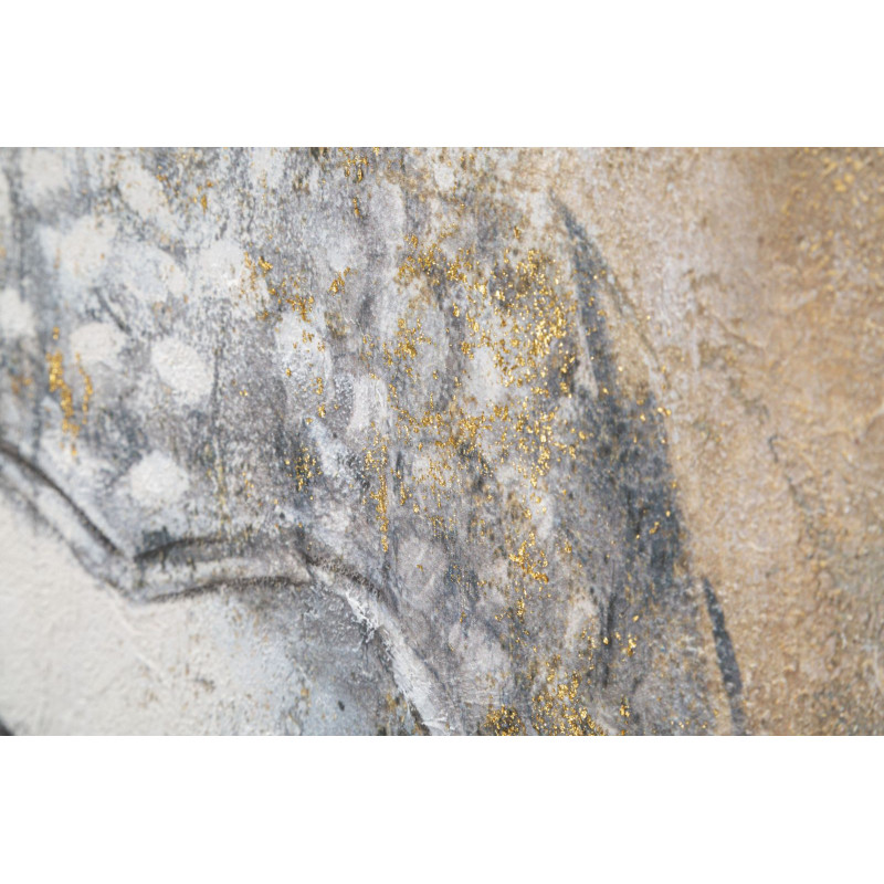 Dipinto Su Tela Buddha Light -b- cm 80x3x120